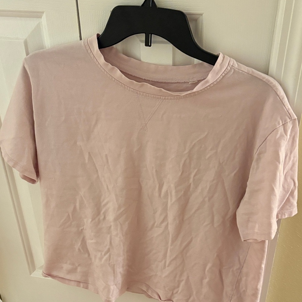 PacSun Light Pink Short Sleeve Tee